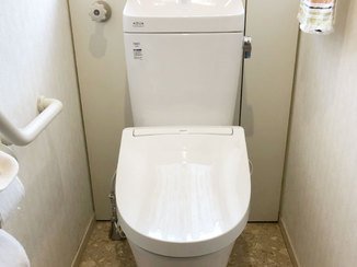 トイレリフォーム 水漏れのストレスが無くなった、お掃除しやすいトイレ